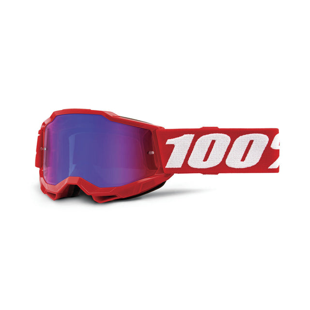 100% Accuri 2 Jr. Goggle Neon/Red - M. Red/Blue