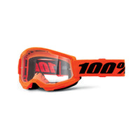 STRATA 2 Goggle Neon Orange - Clear Lens