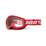STRATA 2 Goggle Red - Clear Lens