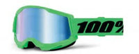 Strata 2 Goggle Neon Green - Blue Mirror Lens