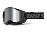 Strata 2 Junior Goggle Black - Mirror Silver Lens