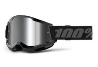 Strata 2 Junior Goggle Black - Mirror Silver Lens