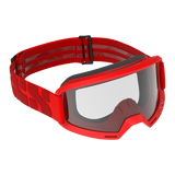 Hack Goggle Clear Lens - Racing Red