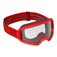 Hack Goggle Clear Lens - Racing Red