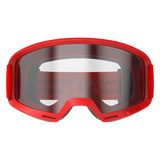 Hack Goggle Clear Lens - Racing Red