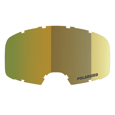 Polarisierte Linse gold verspiegelt
