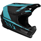 Xult DH Helm - Turquoise/Zwart