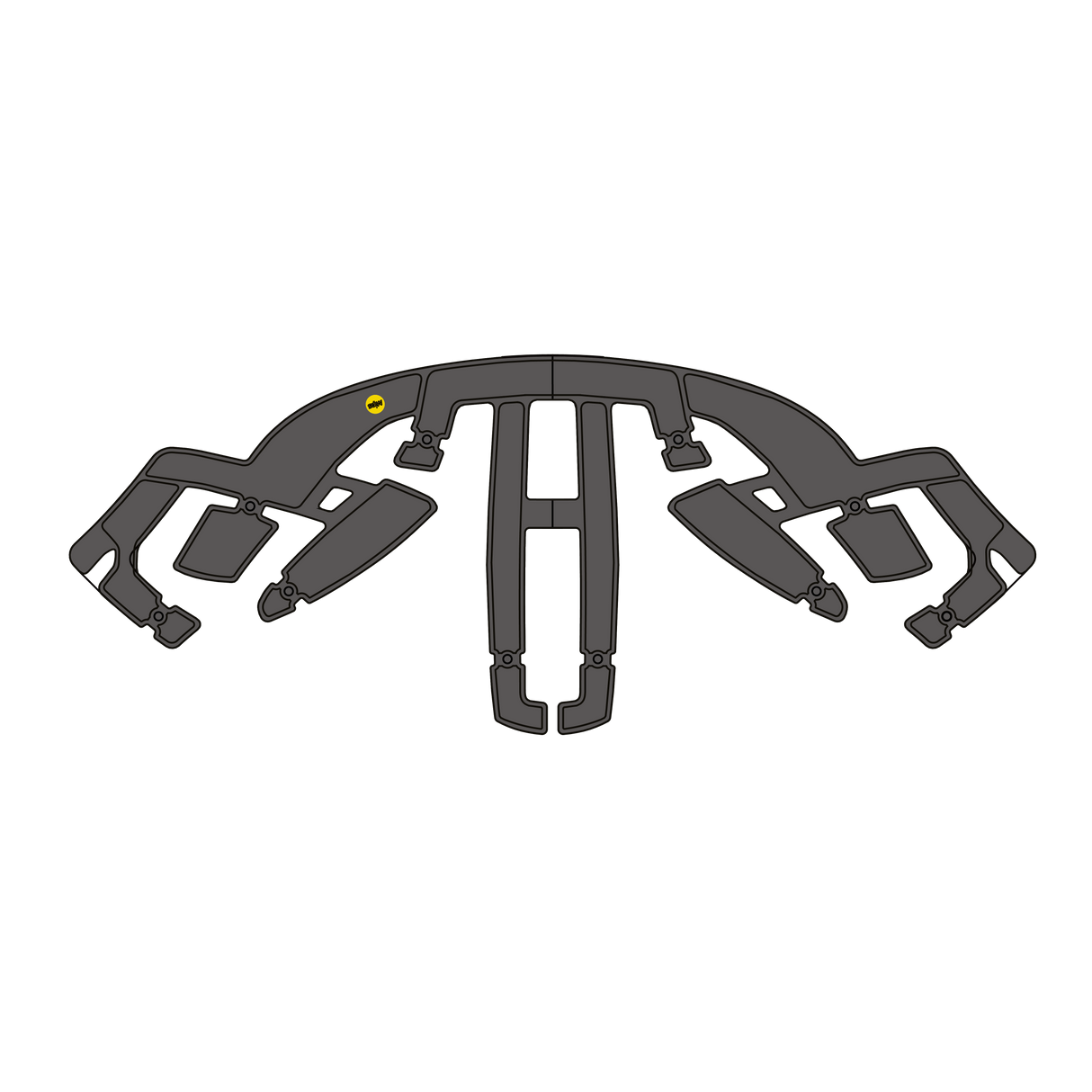 Pad Kit MiPS Trigger AM - Black 