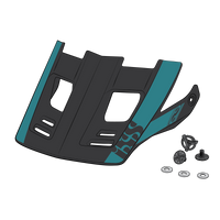 Visor + Pins Xact Evo SM-LXL - Lagoon