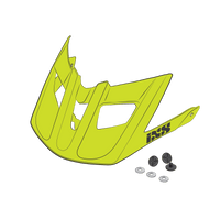 Visor for Trail RS EVO XS - yellow 