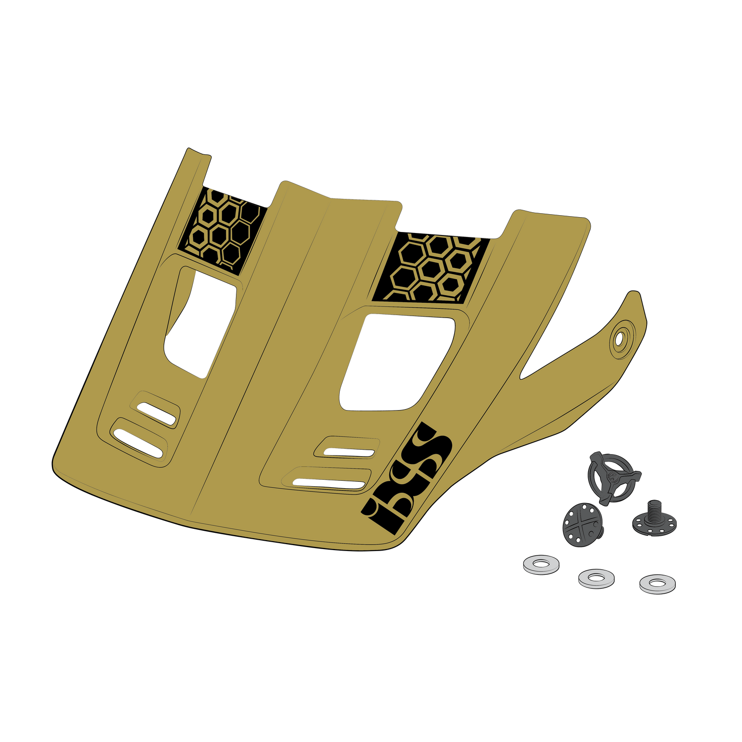 Visor + Pins Xult DH - Acacia / Black