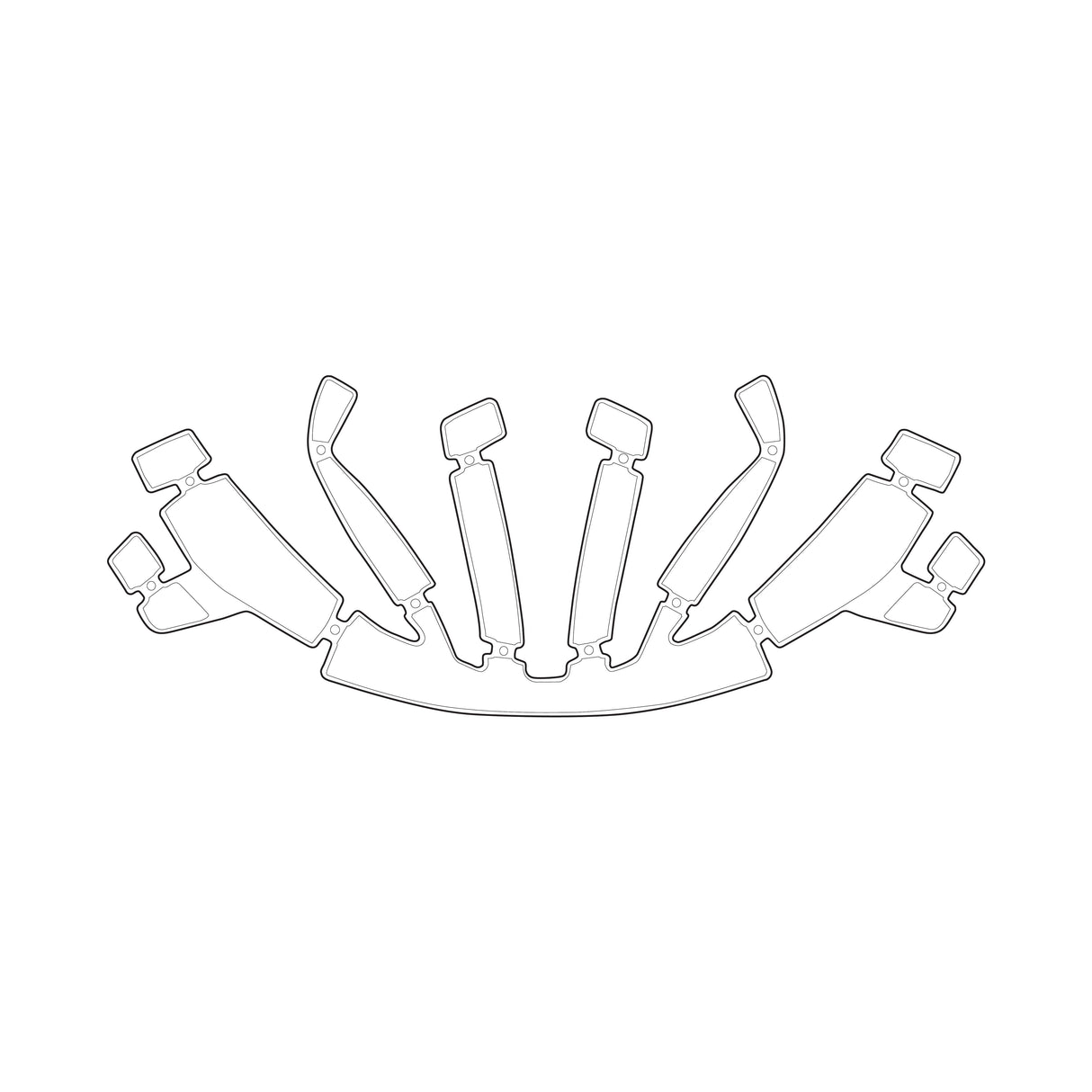 Pad Kit MIPS Carve 1.0 - schwarz