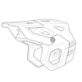 Visier + Pins Trigger X 2.0 - weiss