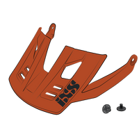 Visière + Pins Trigger FF - Orange brûlée