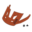 Visor + Pins Trigger AM - Burnt Orange