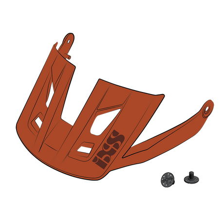Visor + Pins Trigger AM - Burnt Orange