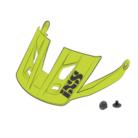 Replacement visor + pins for Trigger AM - Lime Green 
