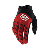 100% Airmatic Gloves Youth red/black