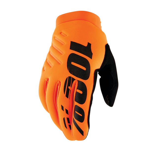 Brisker Youth Gloves Fluo orange/Black orange/Black