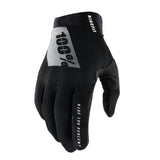 100% Ridefit Gloves Black/White schwarz