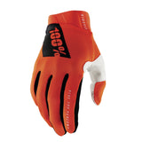 100% Ridefit Gloves fluo orange