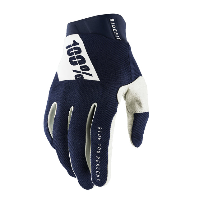 100% Ridefit Gloves Navy Navy