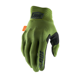100% COGNITO D3O Gloves - Army Green Army Green/Black Grün