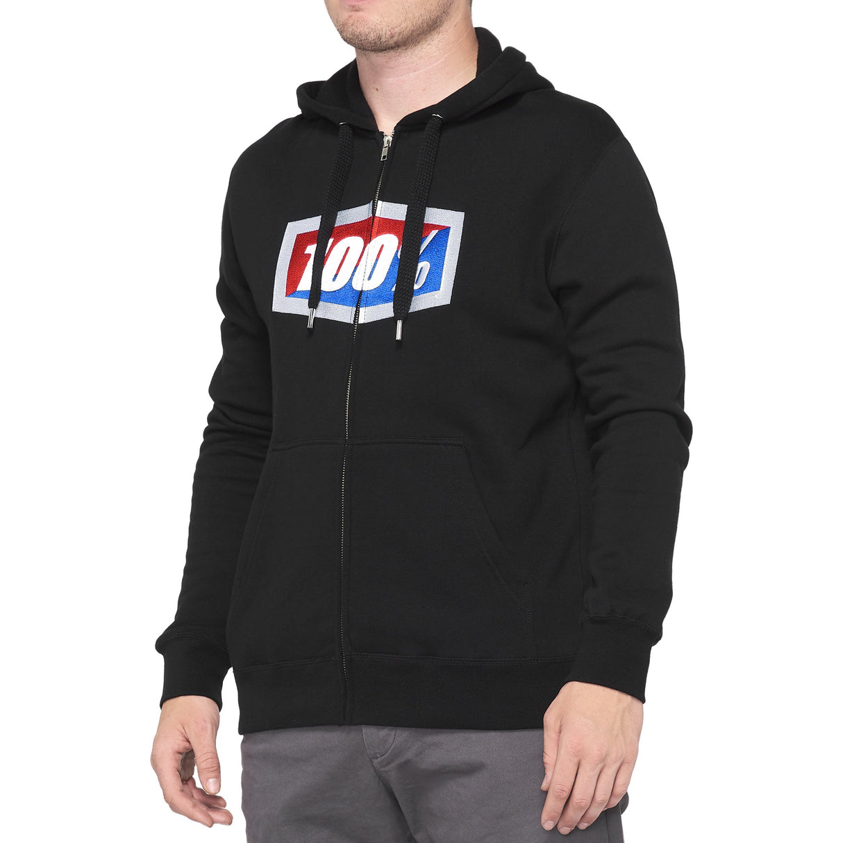 Official Zip Hoodie Fleece Black schwarz