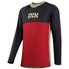 Trigger X Lange Mouw Jersey - Rood/Zwart