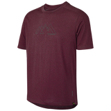 Flow Kids Tech Tee getoutandplay raisin 