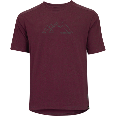 Flow Tech Tee getoutandplay raisin