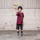 Flow Kids Tech Tee getoutandplay raisin 