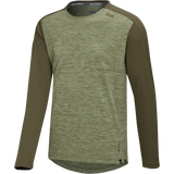Flow X Kids Long Sleeve Jersey - Olive-Dark Olive 
