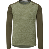 Flow X Kids Long Sleeve Jersey - Olive-Dark Olive 