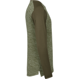 Flow X Kids Long Sleeve Jersey - Olive-Dark Olive 