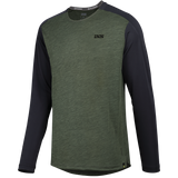 Flow X Kids long sleeve Jersey olive-solid black