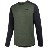 Flow X Kids long sleeve Jersey olive-solid black