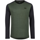 Flow X Kids long sleeve Jersey olive-solid black