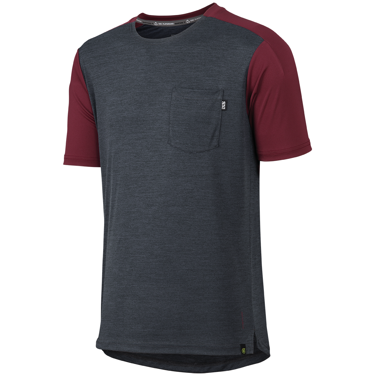 Flow X Kids Jersey black-solid raisin 