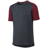 Flow X Kids Jersey black-solid raisin 