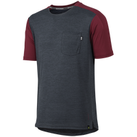 Flow X Kids Jersey black-solid raisin 