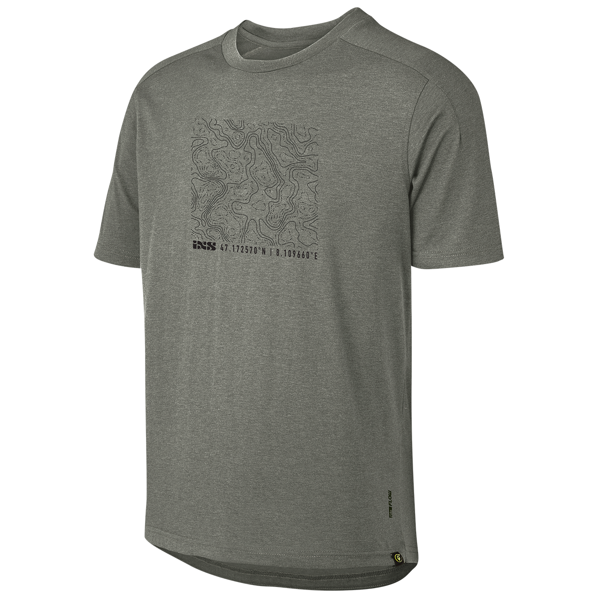 Flow Tech Tee Contour graphite 