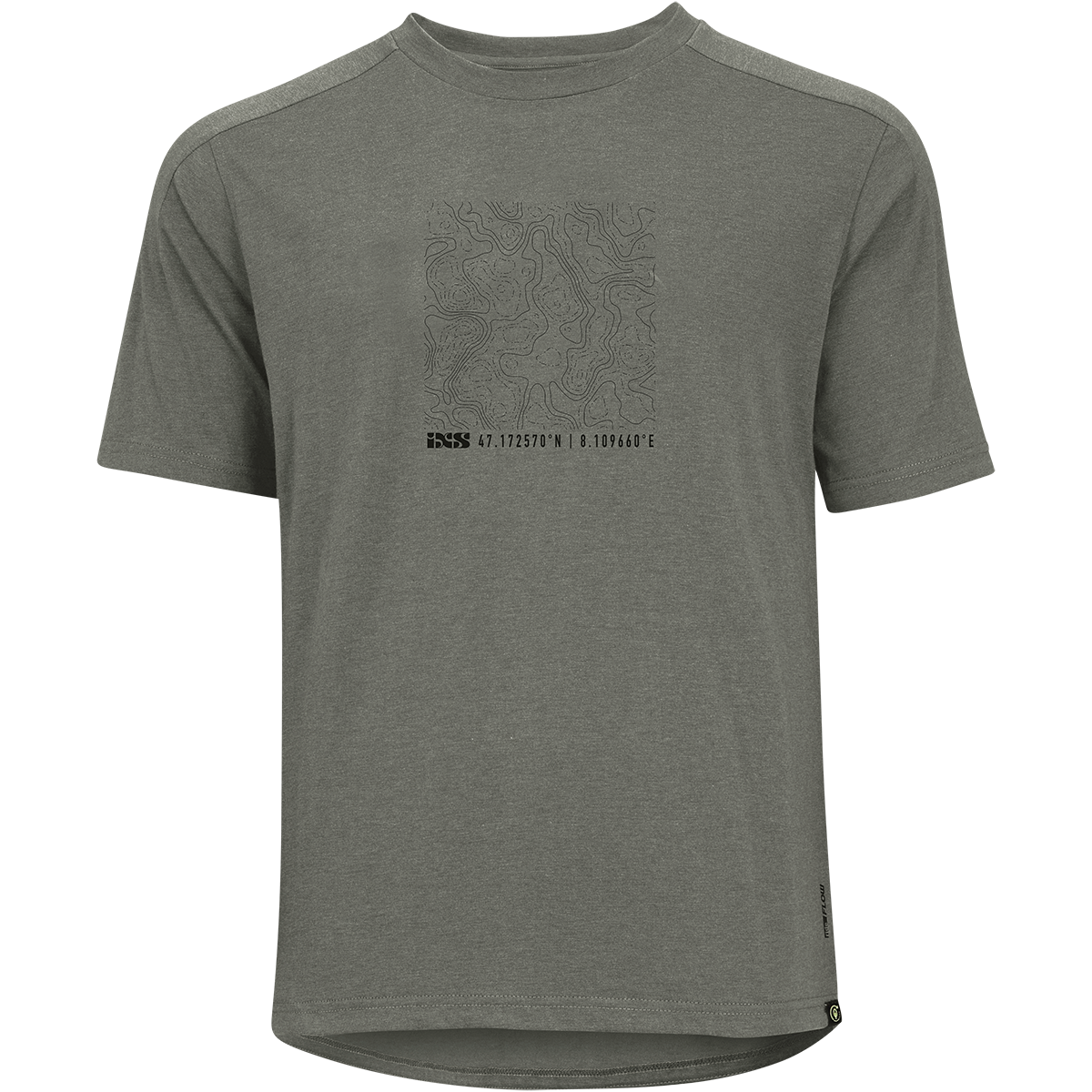 Flow Tech Tee Contour graphite 