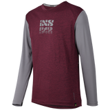 Trigger X long sleeve Jersey raisin-solid graphite 