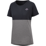 iXS Flow Girls Mountain Tech Tee Short Sleeve - black/graphite 