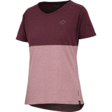 Flow Women Mountain Tech Tee Short Sleeve - Taupe / Raisin 