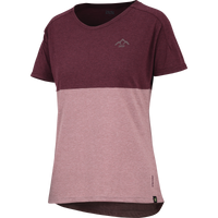 Flow Women Mountain Tech Tee Short Sleeve - Taupe / Raisin 