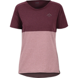 Kids Flow Mountain Tech Tee taupe-raisin