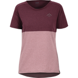 Flow Women Mountain Tech Tee Short Sleeve - Taupe / Raisin 