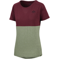 Flow Kids Tech Tee Mountain raisin-oilve